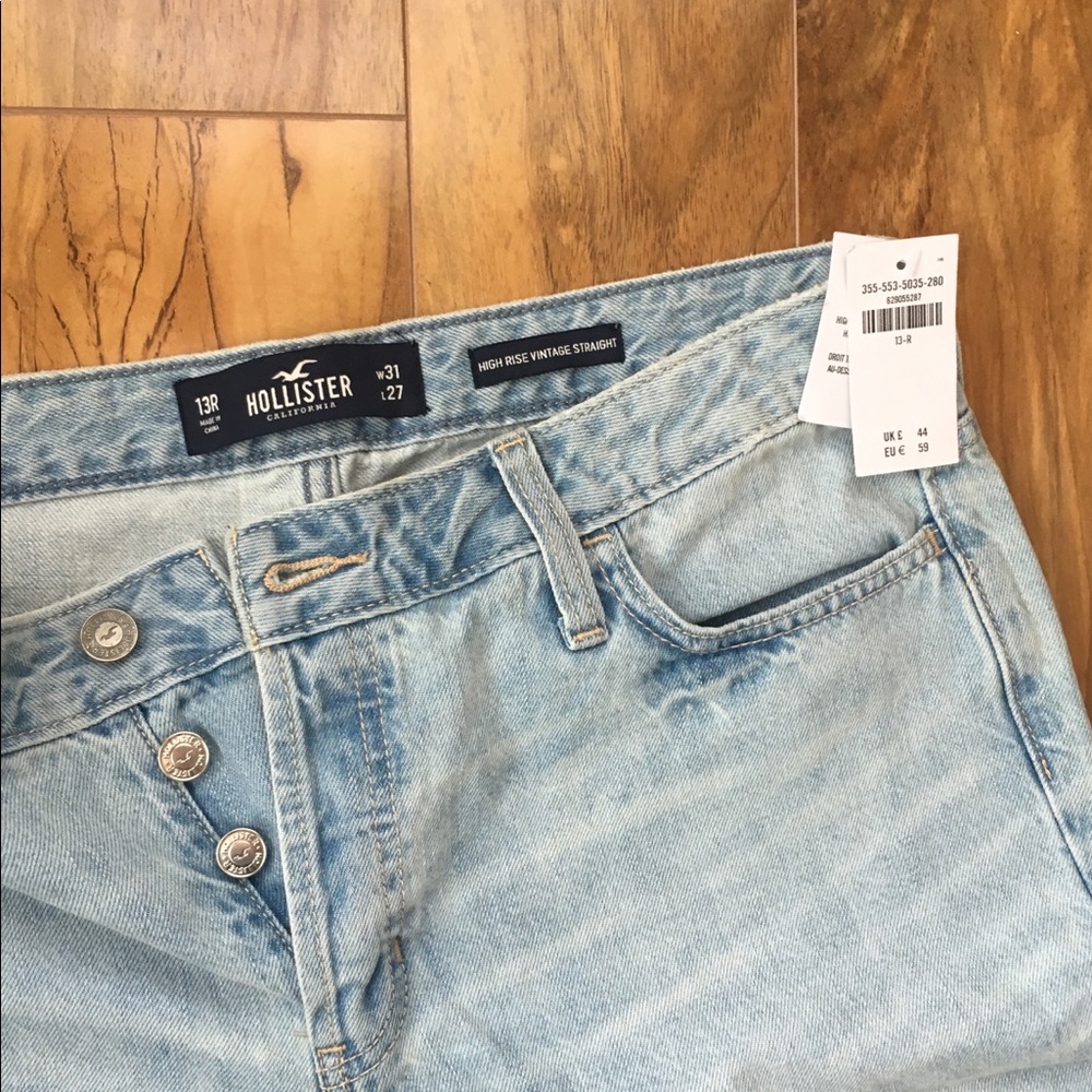 Hollister High Rise Jeans Sz W31, L 27 NWT